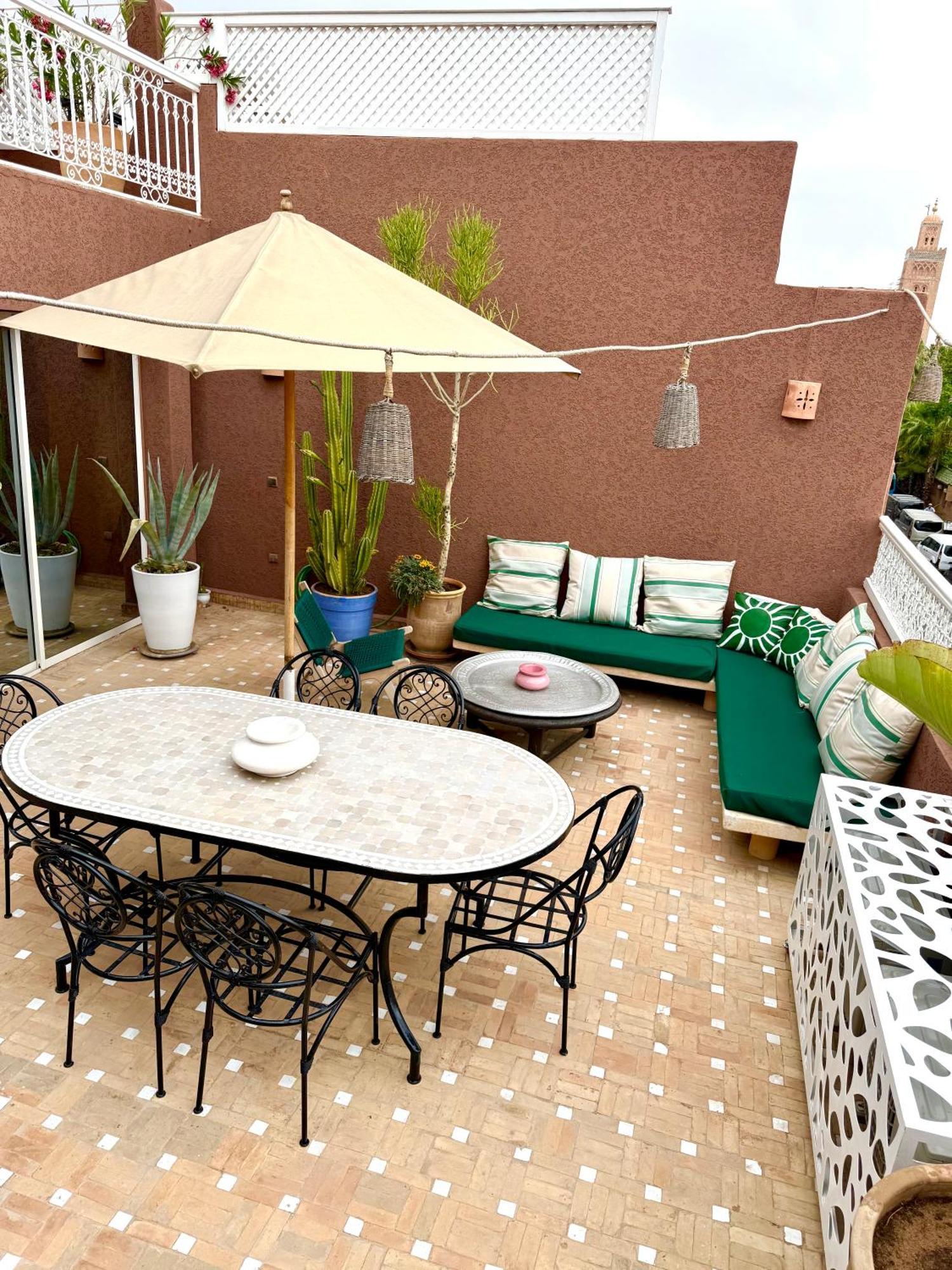 "Le 21", Exclusive Luxury Duplex 400M From Jemaa El Fna Place -Hammam-Jacuzzi-Koutoubia View-Roof Terrace -Speed Wifi Marrakesh Exterior foto